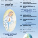 Jahrestage der Erscheinungen 2019