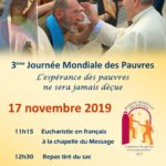 3ème Journée mondiale des Pauvres