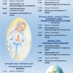 Jahrestage der Erscheinungen 2020